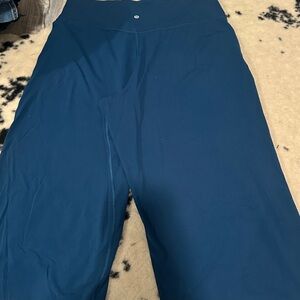 Lululemon Teal Wide Leg Leggings (Plus Size)